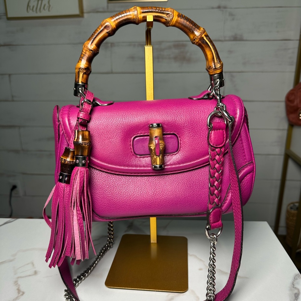 Gucci Bamboo Top Handle with Shoulder Strap